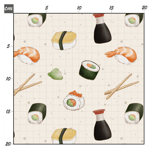 Sushi party Baumwolle - Mamikes