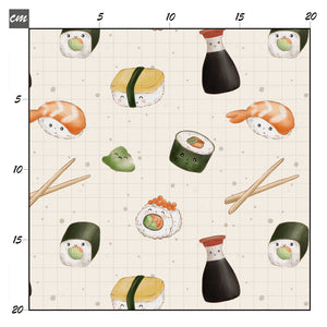 Sushi party cute Baumwolle - Mamikes