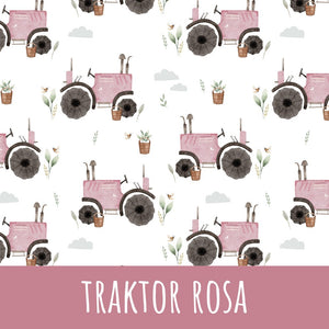 Traktor rosa Baumwolle - Mamikes