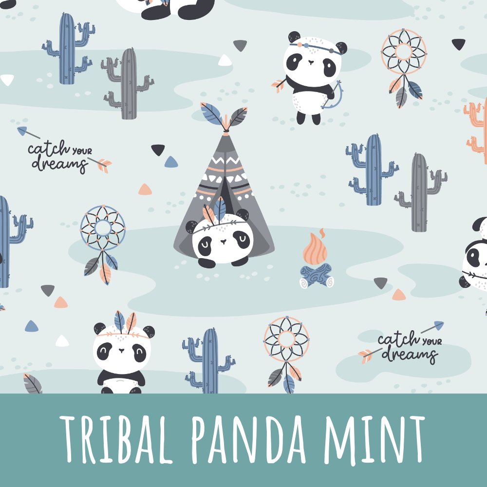 Tribal panda mint Bio Jersey - Mamikes