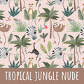 Tropical jungle nude Baumwolle