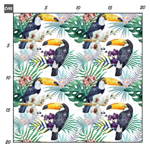 Tropical tucan Baumwolle - Mamikes