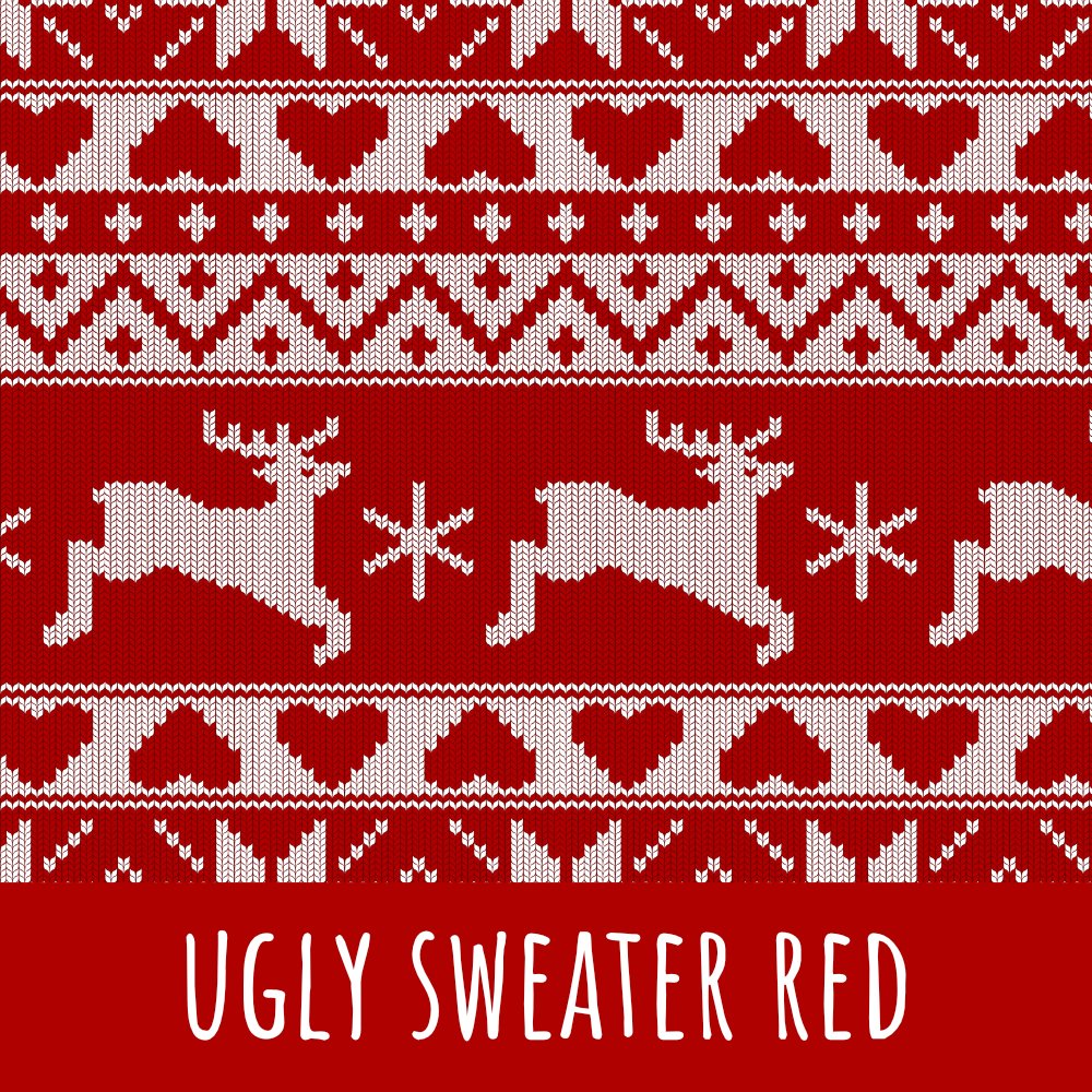 Ugly sweater red Bio Jersey - Mamikes