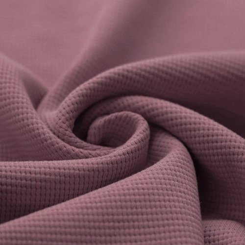 Waffelstrick Jersey altmauve