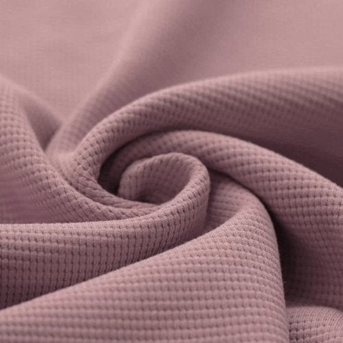 Waffelstrick Jersey altrosa