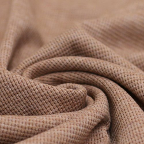 Waffelstrick Jersey altrosa melange