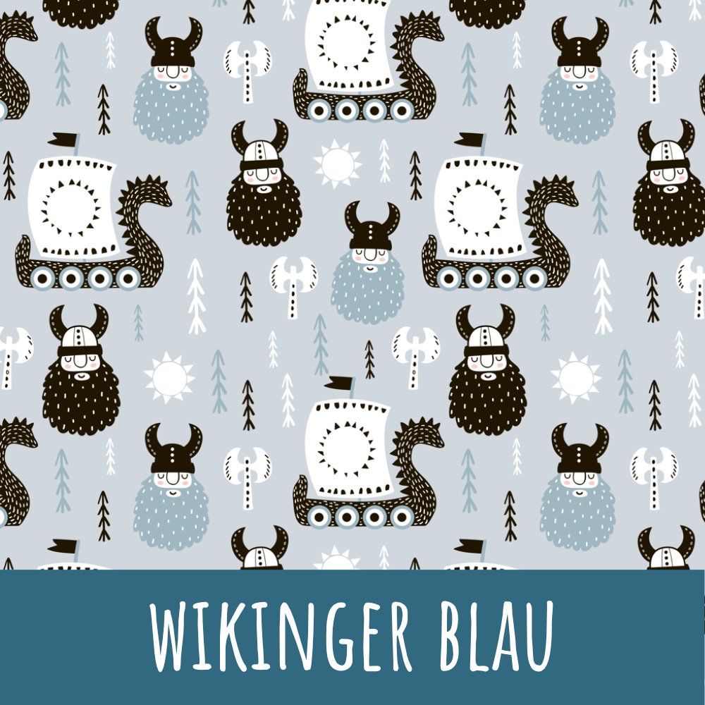 Wikinger blau Bio Jersey - Mamikes