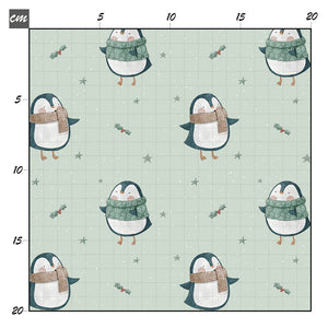 Winter Pinguin Party Baumwolle - Mamikes