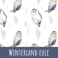 Winterland Eule Baumwolle