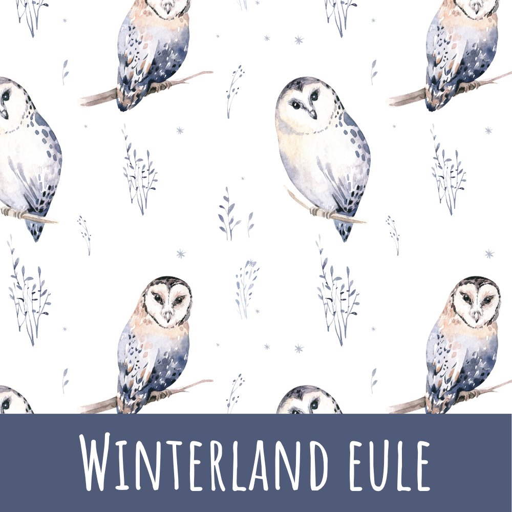 Winterland Eule Bio Jersey - Mamikes