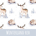 Winterland Reh Baumwolle