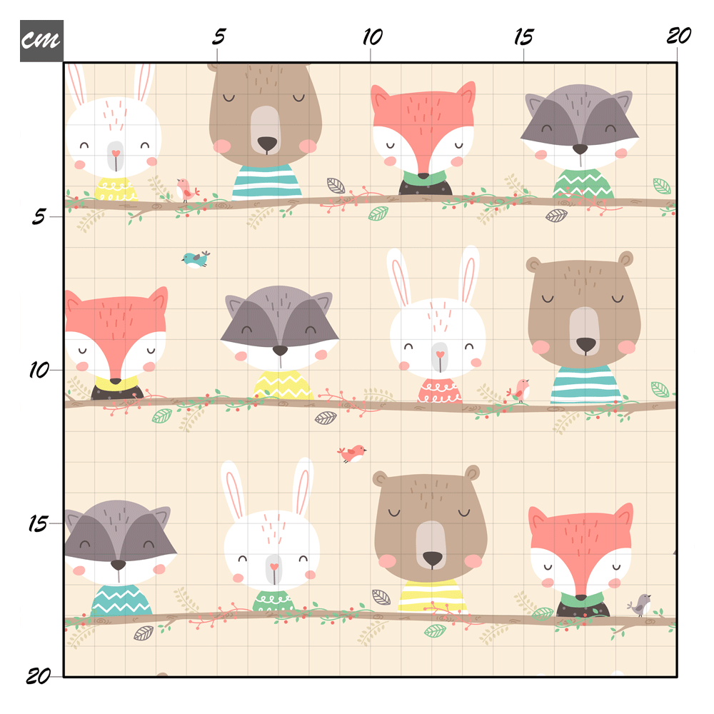 Woodland friends Bio Jersey - Mamikes