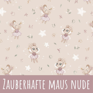 Zauberhafte Maus nude Bio Jersey - Mamikes